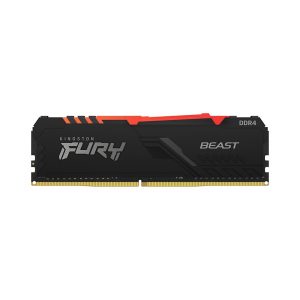 Ram Kingston Fury 8GB (1x 8GB) DDR4 3200MHz CL16 DIMM FURY Beast RGB – KF432C16BBA/8