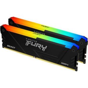 Ram Kingston Fury Beast RGB 16GB (2x8GB) 3200MHz DDR4 – KF432C16BB2AK2/16