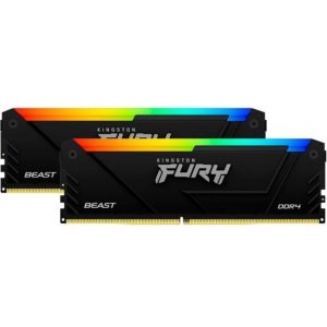 Ram Kingston Fury Beast RGB 32GB (2x16GB) 3200MHz DDR4 – KF432C16BB12AK2/32WP