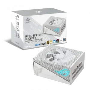 Nguồn Asus ROG STRIX 1000W Gold Aura White Edition (80 Plus Gold, ARGB, ATX 3.0,  PCIe 5.0)