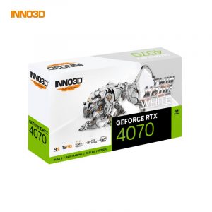 VGA INNO3D GeForce RTX 4070 Twin X2 OC WHITE STEALTH 12GB GDDR6X