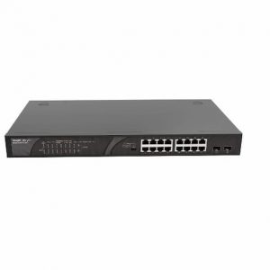 Switch RUIJIE Reyee RG-ES118GS-P (16 Port 10/100/1000Mb, 2 Port SFP 1000Base-X) unmanaged Switch