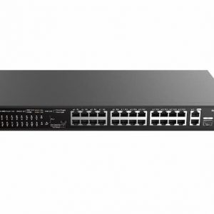 Switch RUIJIE Reyee RG-ES126S-P V2 (24 Port PoE+ 10/100Base-X, 2 Port 10/100/1000Base-T) Rackmount Switch