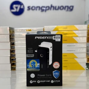 Sạc dự phòng PISEN Quick High Power Box 10000mAh ( QC3.0, PD3.0 18W) -( TS-D289 ), White
