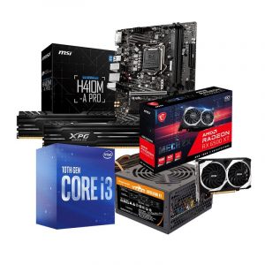 THKG-GAME 101 (i3 10100F/ H410/ RAM 16GB/ RX 6500 XT 4GB/ 550W/ DOS)