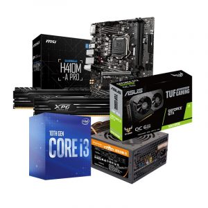 THKG-GAME 102 (i3 10100F/ H410/ RAM 16GB/ GTX 1660S 6GB/ 550W)