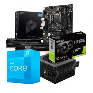 THKG-GAME 104 (i3 12100F/ H610/ RAM 16GB/ GTX 1660S 6GB/ 550W/DOS)