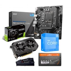 THKG GAME i3 12100F (i3 12100F / H610/ Ram 16GB/ GTX 1660 super/ 550W/ DOS)