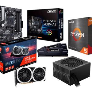 THKG GAME AMD 5500 (R5 5500/ B450/ Ram 8GB/ RTX3050/ 550W/ DOS)