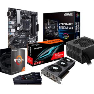 THKG GAME AMD 5600 (R5 5600/ B450/ Ram 8GB/ RTX 3060/ 650W/ DOS)