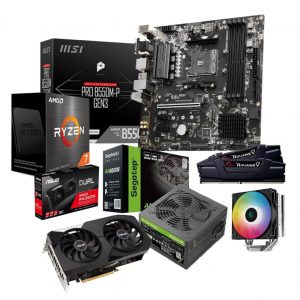 THKG GAME AMD 5800X (R7 5800X/ B550/ Ram 8GB/ RTX 4060 /650W/ DOS)