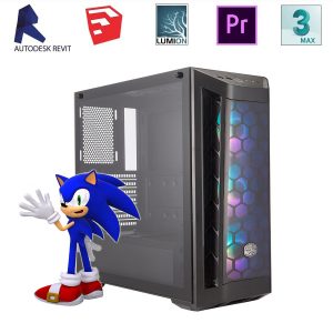 THKG- Sonic 011 (i9 9900K/Z390/RTX 2060 6GB/Ram 16GB/SSD 240GB/650W/DOS)