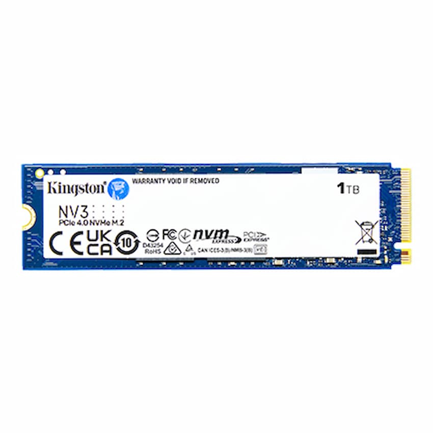 SSD Kingston NV3 1TB M2 2280 NVMe PCIe Gen4x4 SNV3S/1000G (Read/Write 6000/4000MB/s)