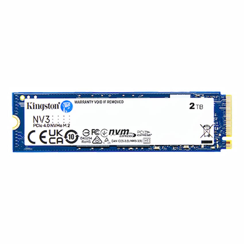 SSD Kingston NV3 2TB M2 2280 NVMe PCIe Gen4x4 SNV3S/2000G (Read/Write 6000/5000MB/s)