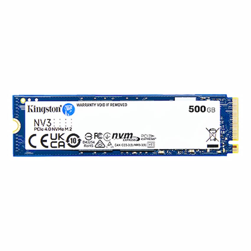 SSD Kingston NV3 500GB M2 2280 NVMe PCIe Gen4x4 SNV3S/500G (Read/Write 5000/3000MB/s)