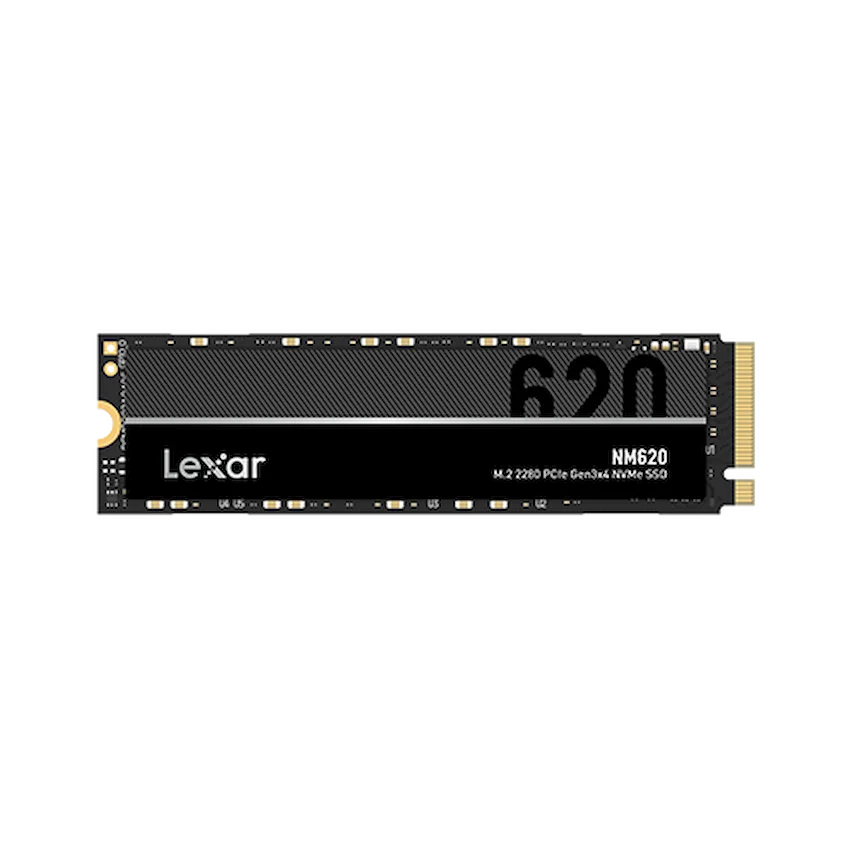 SSD Lexar NM620 512GB M.2 2280 PCIe Gen3x4 (Read/Write 3,500/2,400MB/s, LNM620X512G-RNNNG)