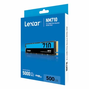 SSD Lexar NM710 500GB M2 2280 PCIe Gen 4×4 (Read/Write 5000/2600MB/s, LNM710X500G-RNNNG)