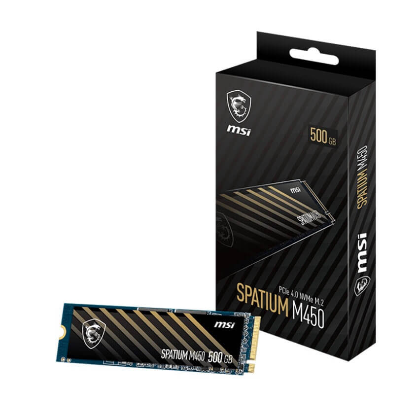 SSD MSI THKGATIUM M450 500GB M2 2280 NVMe PCIe Gen4x4 (Read/Write 3600/2300 MB/s, 3D Nand)