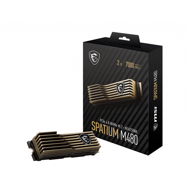SSD MSI THKGATIUM M480 2TB M2 HS 2280 NVMe PCIe Gen4x4 (Read/Write 7000/6800 MB/s, 3D Nand)