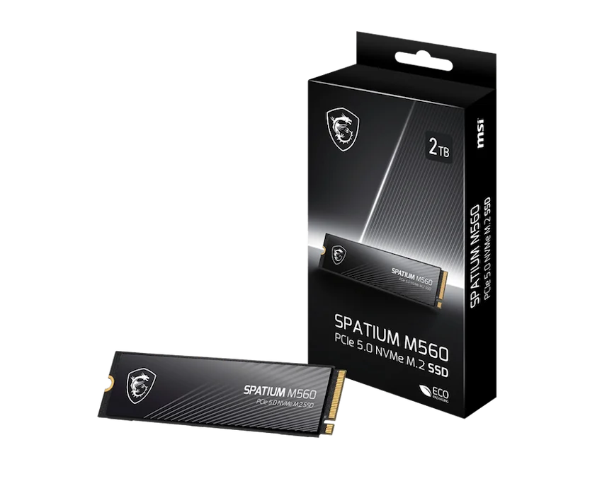 SSD MSI THKGATIUM M560 2TB PCIe Gen5x4 M2 NVMe (Read/Write 10300/8700 MB/s, 3D Nand)