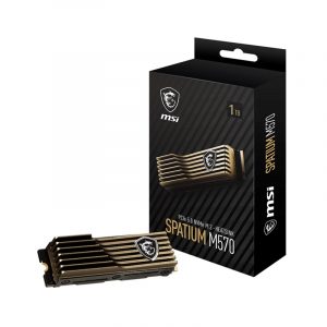 SSD MSI THKGATIUM M570 1TB M2 HS 2280 NVMe PCIe Gen5x4 (Read/Write: 9500/8500 MB/s, 3D Nand)