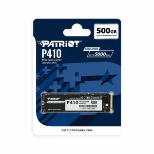 SSD Patriot P410 500GB Gen4x4 M.2 2280 NVMe – P410P500GM28H (Read/Write 5000/2300 MB/s)