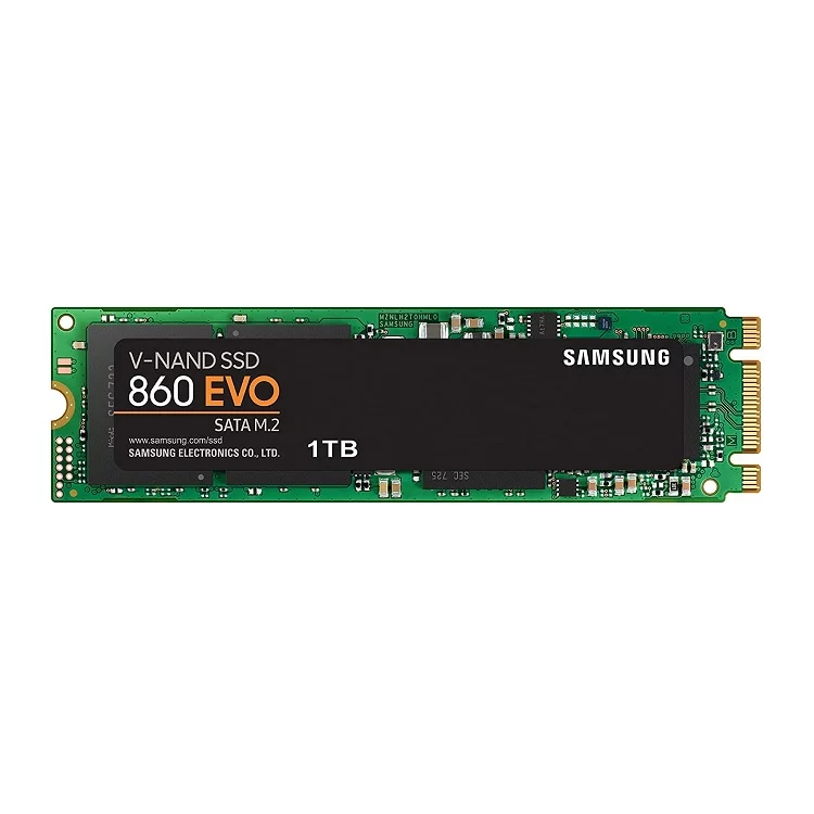 SSD Samsung 860 EVO 1TB M.2 -2280 – MZ-N6E1T0BW (M.2 -2280 SATA III, 3 bit MLC NAND, R/W 550MB/s – 520MB/s, 98K/90K IOPS, 600TBW)