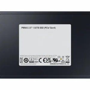 SSD Samsung PM9A3 1920GB 2.5 inch U.2 PCIe Gen4 x4 – MZ-QL21T900 (Read/Write: 6500/1500 MB/s)