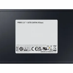 SSD Samsung PM893 1920GB 2.5 inch Sata 3 – MZ-7L31T900 (Read/Write: 550/520 MB/s, V-NAND TLC)
