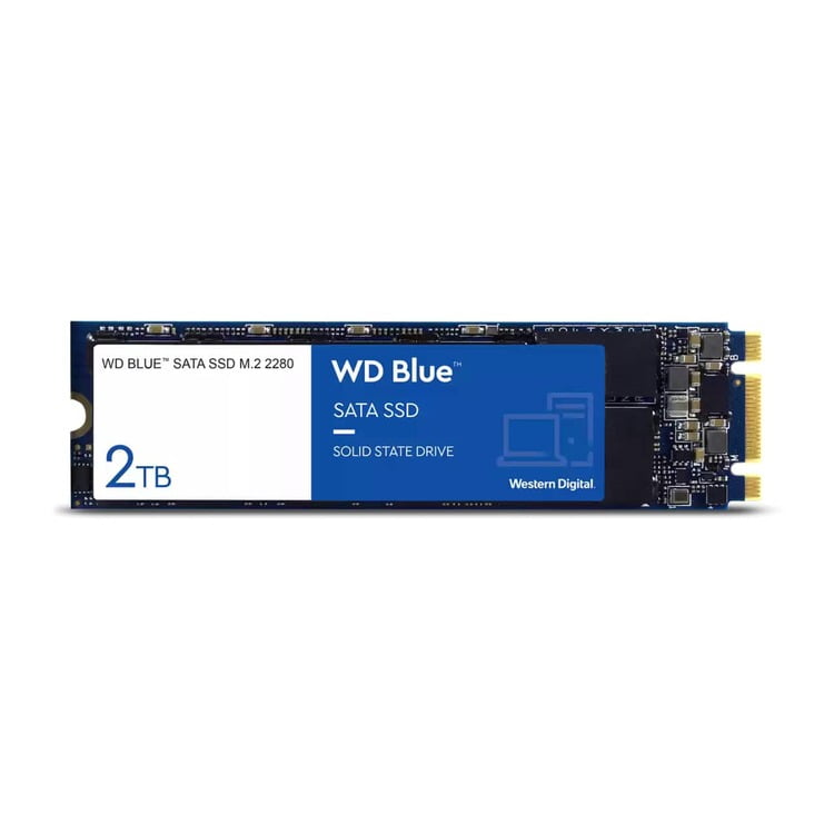 SSD WD Blue 2TB M2 2280 Sata 3 – WDS200T2B0B (Read/Write: 560/530 MB/s)