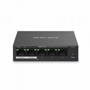 Switch POE Mercusys MS105GP (5 port 10/100/1000M với 4 x cổng PoE+)