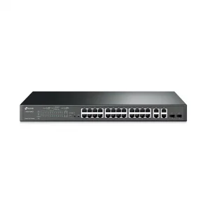 Switch POE Tp-Link T1500-28PCT – 24-Port 10/100Mbps + 4-Port Gigabit PoE+ Smart