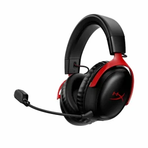 Tai nghe Kingston Hyper X Cloud III Wireless Black/Red – 77Z46AA ( Kết nối USB 2.0 2.4Ghz, Micro rời)