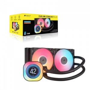 Tản nhiệt nước Corsair iCUE LINK TITAN 240 RX RGB LCD Black – CW-9061022-WW