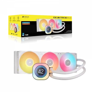 Tản nhiệt nước Corsair iCUE LINK TITAN 360 RX RGB LCD White – CW-9061026-WW