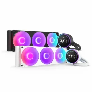 Tản Nhiệt Nước NZXT AIO Kraken Elite 420 RGB V2 (Màn hình hiển thị nhiệt độ, Black/White)