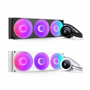 Tản Nhiệt Nước NZXT AIO Kraken Plus 360 RGB V2 (Màn hình hiển thị nhiệt độ, Black/White)