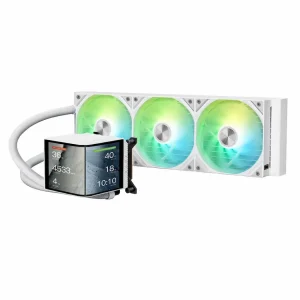 Tản nhiệt nước AIO TRYX PANORAMA 360 ARGB White (LCD 6.5 inch, L-P360A-AS3M-G1W)