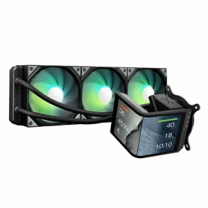 Tản nhiệt nước AIO TRYX PANORAMA SE 360 ARGB Black (LCD 6.5 inch, L-P360L-AM3M-G0K)