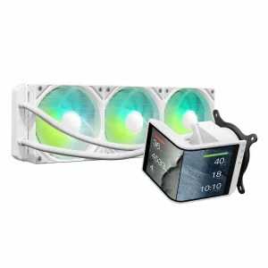 Tản nhiệt nước AIO TRYX PANORAMA SE 360 ARGB White (LCD 6.5 inch, L-P360L-AM3M-G0W)
