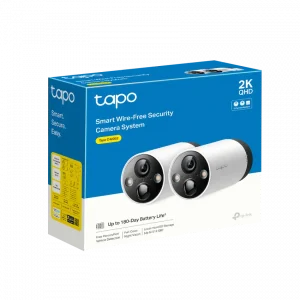 Camera WiFi TP-Link Tapo C420S2 2K 4MP (2 Camera, Không Dây, Đàm Thoại, Night Vision, Ngoài Trời, Cảnh Báo, Dùng Pin)