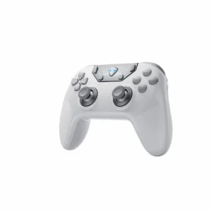 Tay cầm chơi game Machenike F1 Tri-mode (White, Có dây/ 2.4G Wireless/Bluetooth 5.3)
