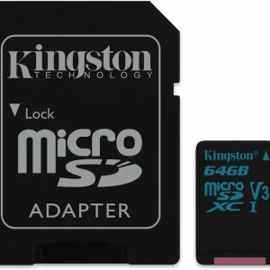 Thẻ Nhớ Kingston Canvas Go 64GB MicroSD – SDCG2/64GB (Lý tưởng cho Camera hành động, Flycam và Dashcam)