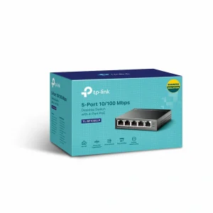 Switch TP-Link TL-SF1005LP (5 Cổng 10/100Mbps, 4 Cổng PoE+, Desktop Switch)