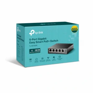 Switch TP-Link TL-SG105PE (5-Port Gigabit, 4-Port PoE+, Easy Smart Switch)
