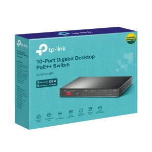 Switch TP-Link TL-SG1210PP (10-Port Gigabit, 6-Port PoE+, 2-Port PoE++, Desktop Switch)