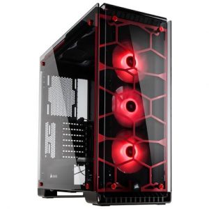 Case Corsair Crystal Series 570X Red RGB -Tempered Glass- kính cường lực (CC-9011111-WW)
