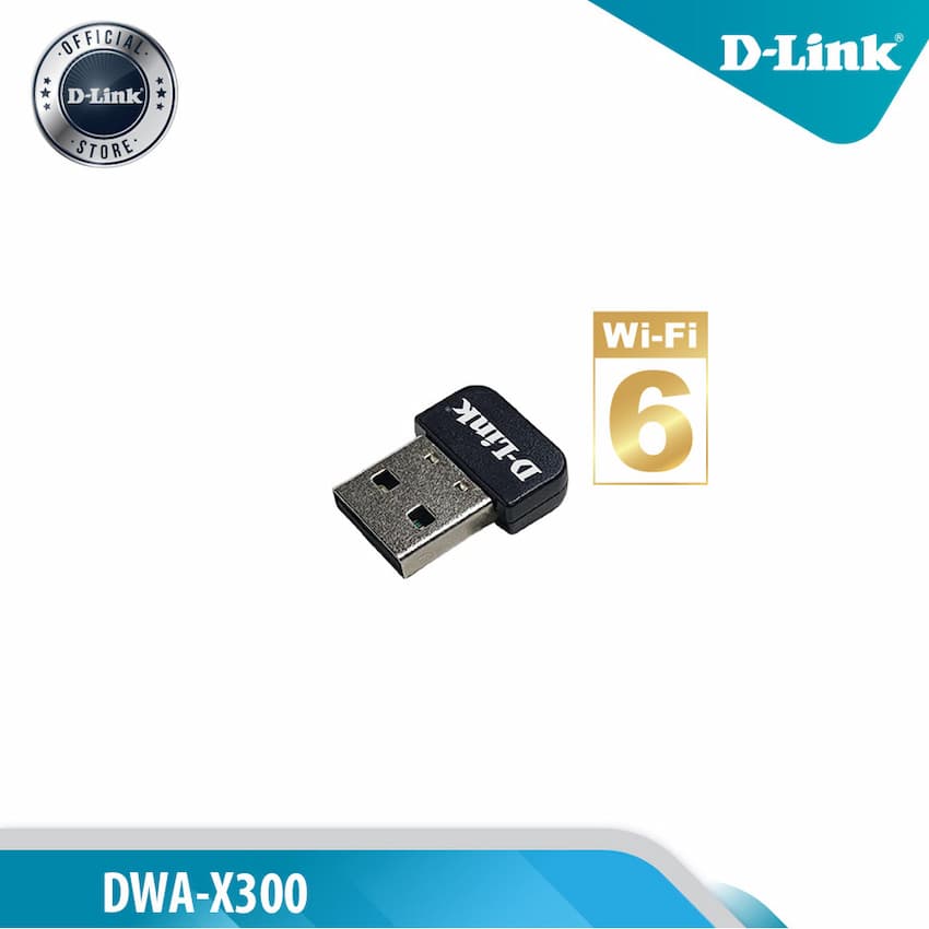 USB WIFI D-LINK AX300 WIFI 6 Nano DWA-X300 băng tần kép