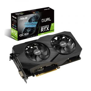 VGA ASUS DUAL GEFORCE RTX 2060 OC 6G EVO GDDR6 (DUAL-RTX2060-O6G-EVO)