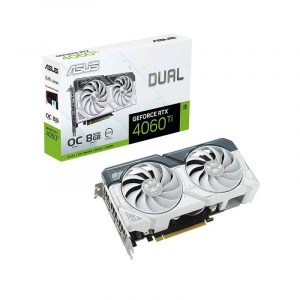 VGA ASUS Dual GeForce RTX 4060 Ti White OC Edition 8GB GDDR6 (DUAL-RTX4060TI-O8G-WHITE)